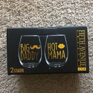 🆕 STEMLESS WINE GLASSES 🍷 NIB!